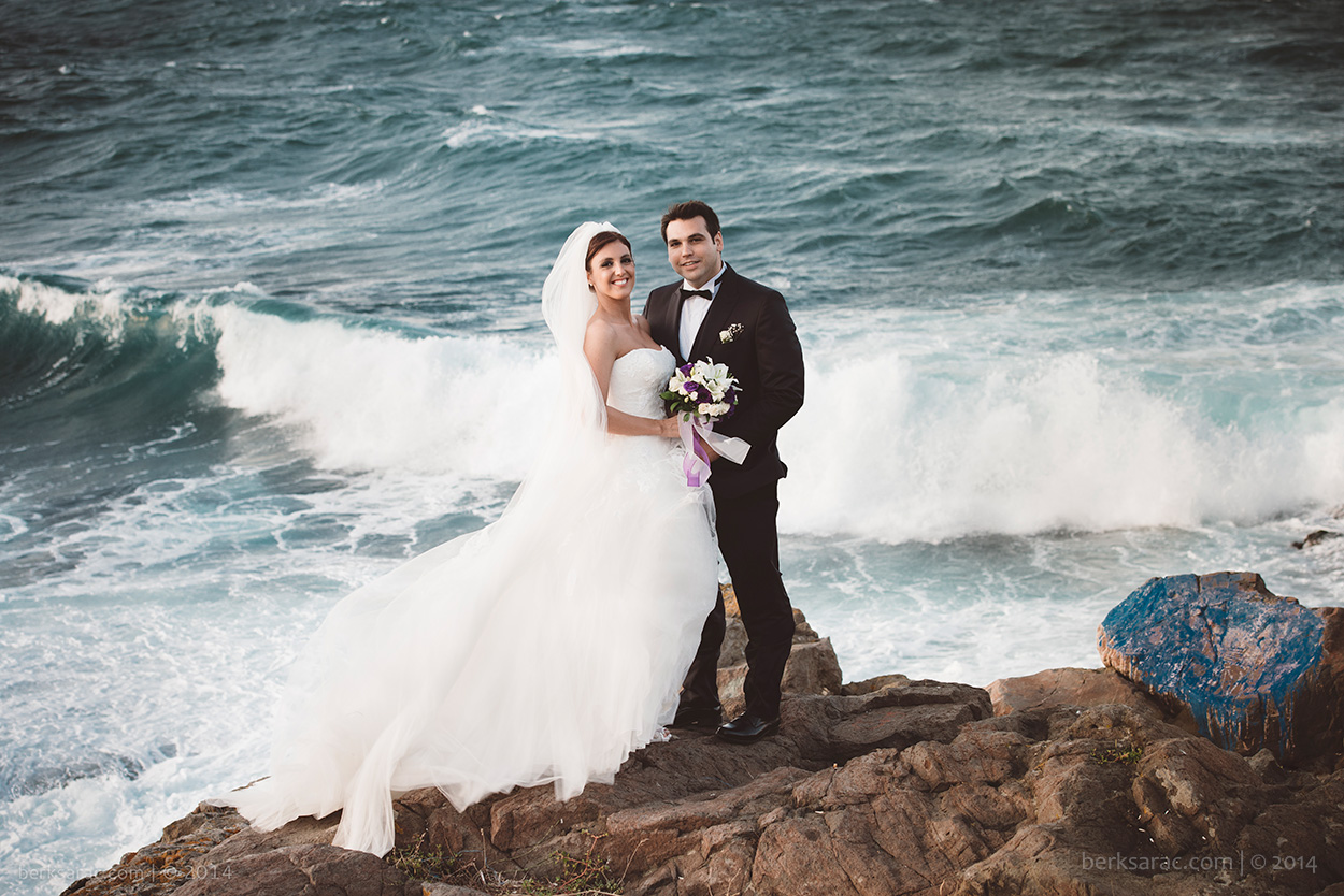 avrupa yakası dış mekan düğün fotoğrafı